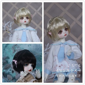 선주문   1/4  and 1/6 doll  short wigs,Soft wire  W001