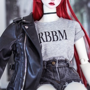 선주문 RBBM 이니셜 티셔츠 그레이